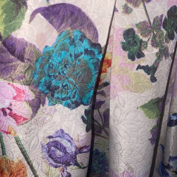 Women's Danny & Nicole Floral Fit & Flare Wedding Guest Dress NWT has Pockets - Picture 4 of 9